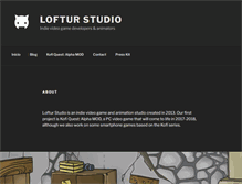 Tablet Screenshot of lofturstudio.com